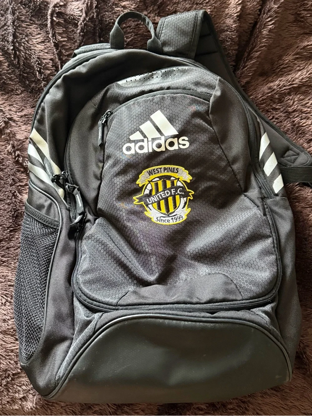 Black Adidas Soccer Backpack